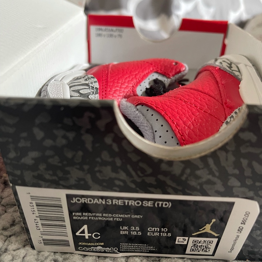 Jordan 3 Retro Toddler/infant shoes